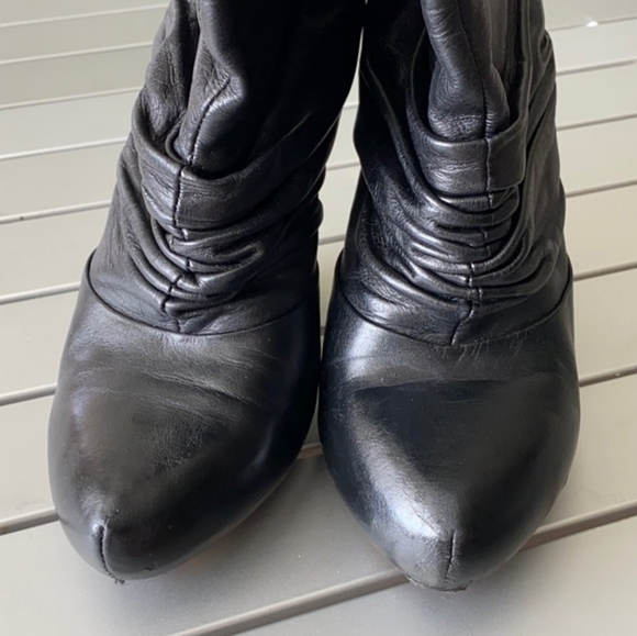 ASH Leather❤ 4Wooden Heel Boots - Picture 7 of 7